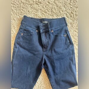 Express High rise, four-way hyper stretch, skinny jeans